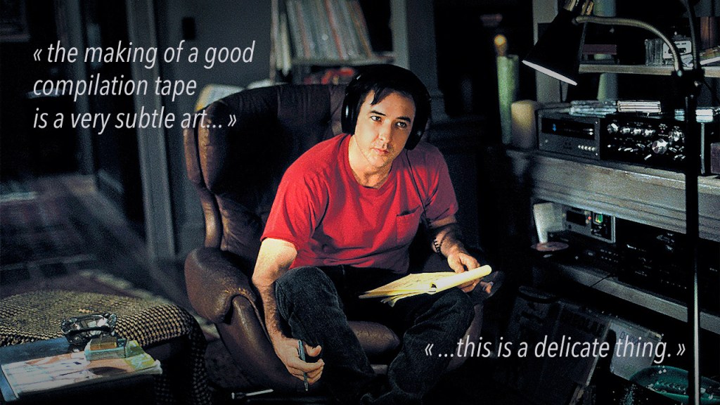 John Cusack, citazione compilation, nel film alta fedeltà
