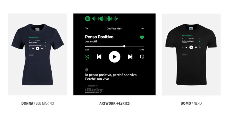 modelli donna e uomo di t-shirt sonica nera e blu marino