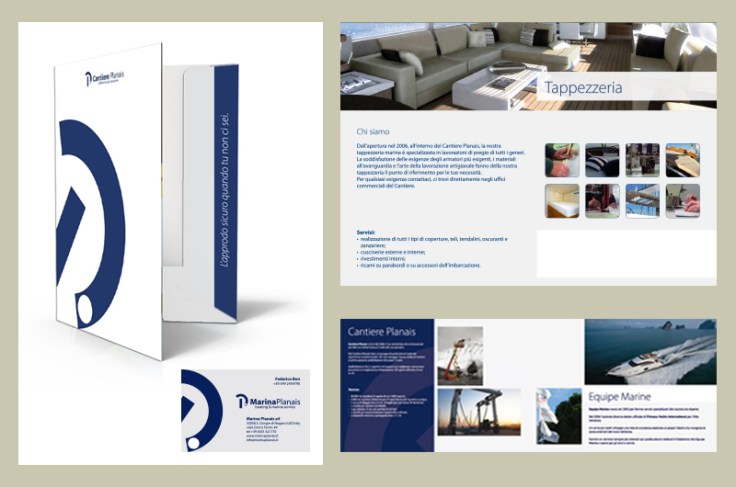 immagine coordinata e catalogo di Marina Planais