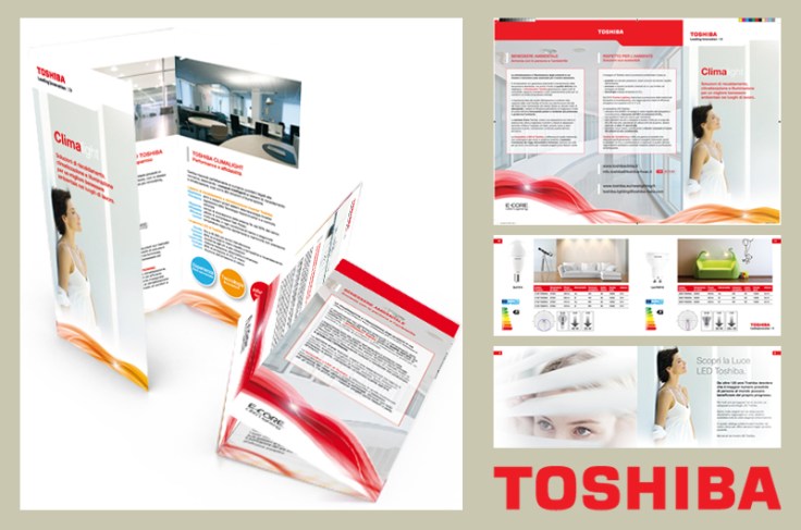 cataloghi e leaflet per le aree Clima e LED di Toshiba