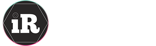 logo ilricky bianco e monogramma nero