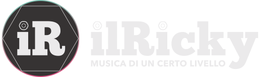 logo ilricky grigio e monogramma